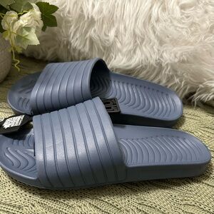 Women's Classic Athletics Slide Sandals in Slate Blue